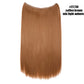 Synthetic Invisible Wire Hair Extensions Secret Fish Line Hairpiece