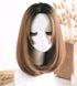 Wig in the Long Straight Hair Fashion Realistic Wig Wig Long Straight Hair