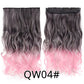 Favourite Long Wavy Synthetic Clip-In Hair Extensions 5 Clips