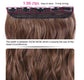 Favourite Long Wavy Synthetic Clip-In Hair Extensions 5 Clips
