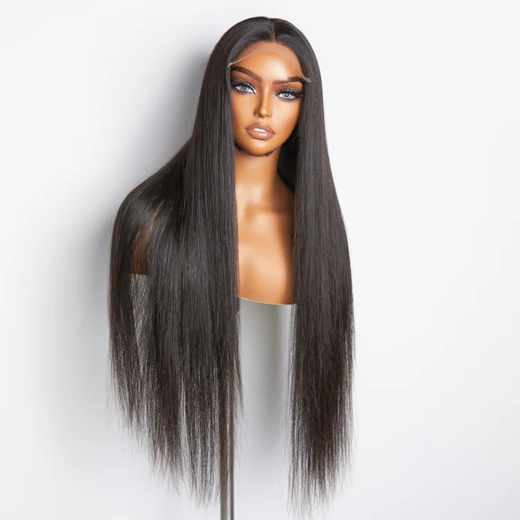 Tedhair 180% Density 5X5 Glueless Lace Closure Wig Straight