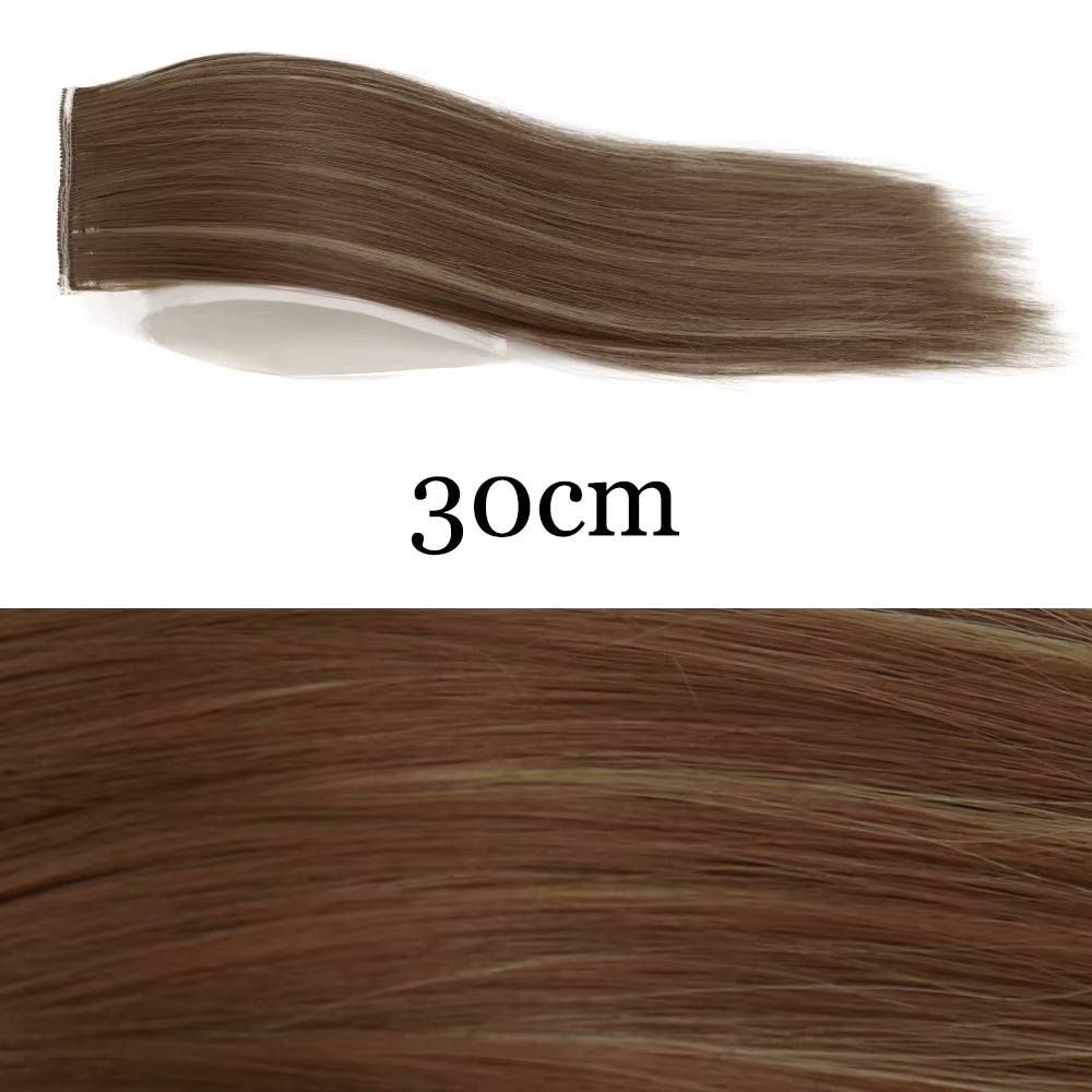 MERISI Synthetic Invisible Clip-In Hair Pads for Volume