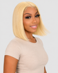 613 Blonde Straight Bob Glueless Lace Front Human Hair Wig