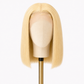 613 Blonde Straight Bob Glueless Lace Front Human Hair Wig