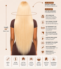 613 Honey Blonde Straight High Density 13X6 HD Lace Front Human Hair Wigs