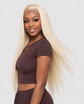 613 Honey Blonde Straight High Density 13X6 HD Lace Front Human Hair Wigs