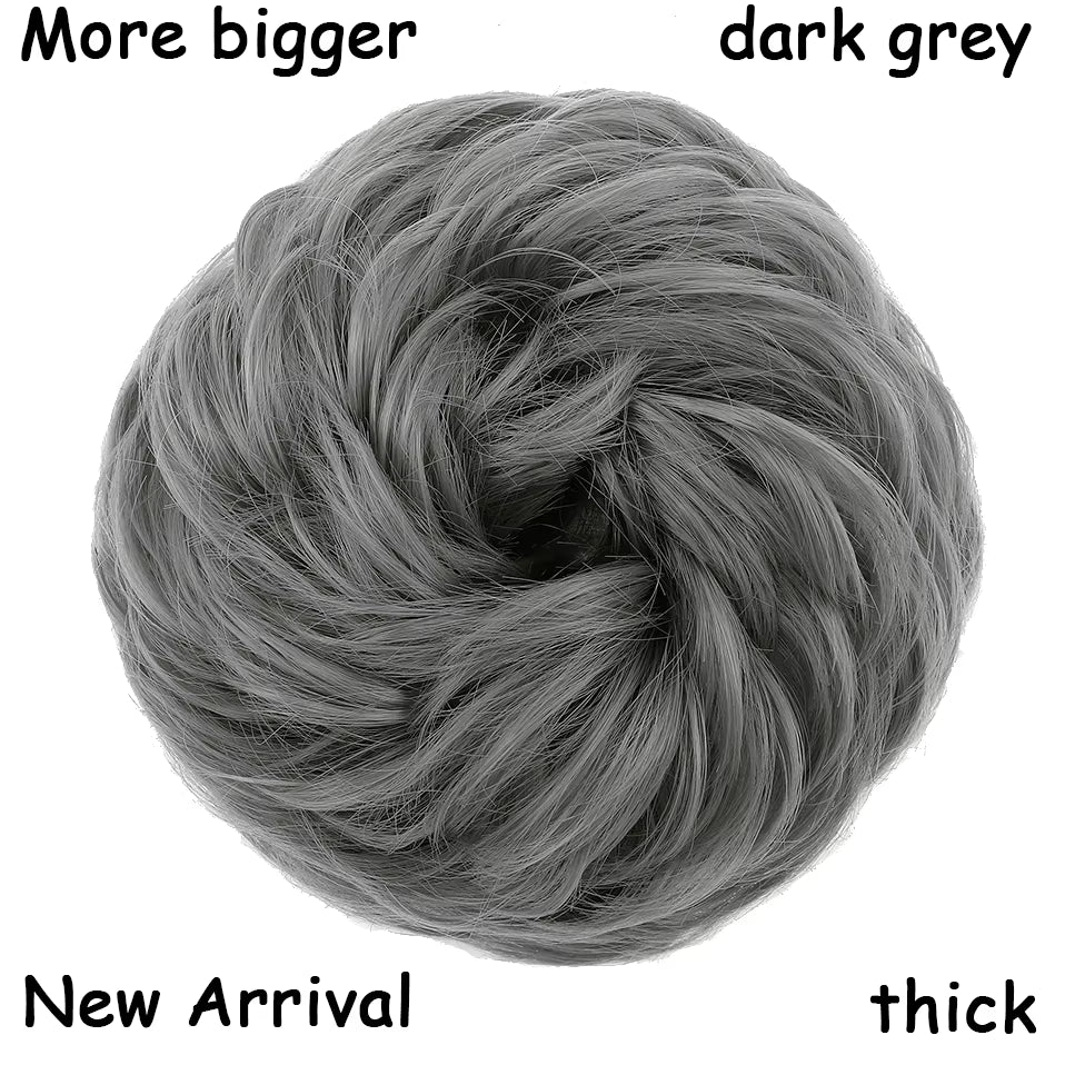 Curly Chignons Hair Scrunchie Extensions