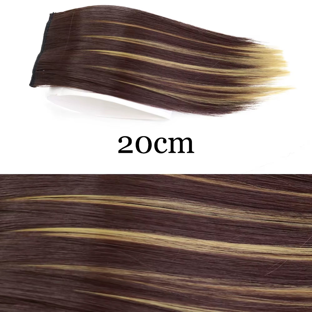 MERISI Synthetic Invisible Clip-In Hair Pads for Volume