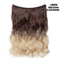 Synthetic Invisible Wire Hair Extensions Secret Fish Line Hairpiece