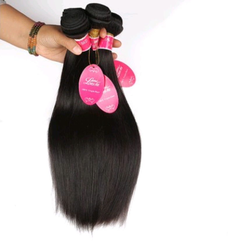  Straight Wave Human Wig Hair Extension