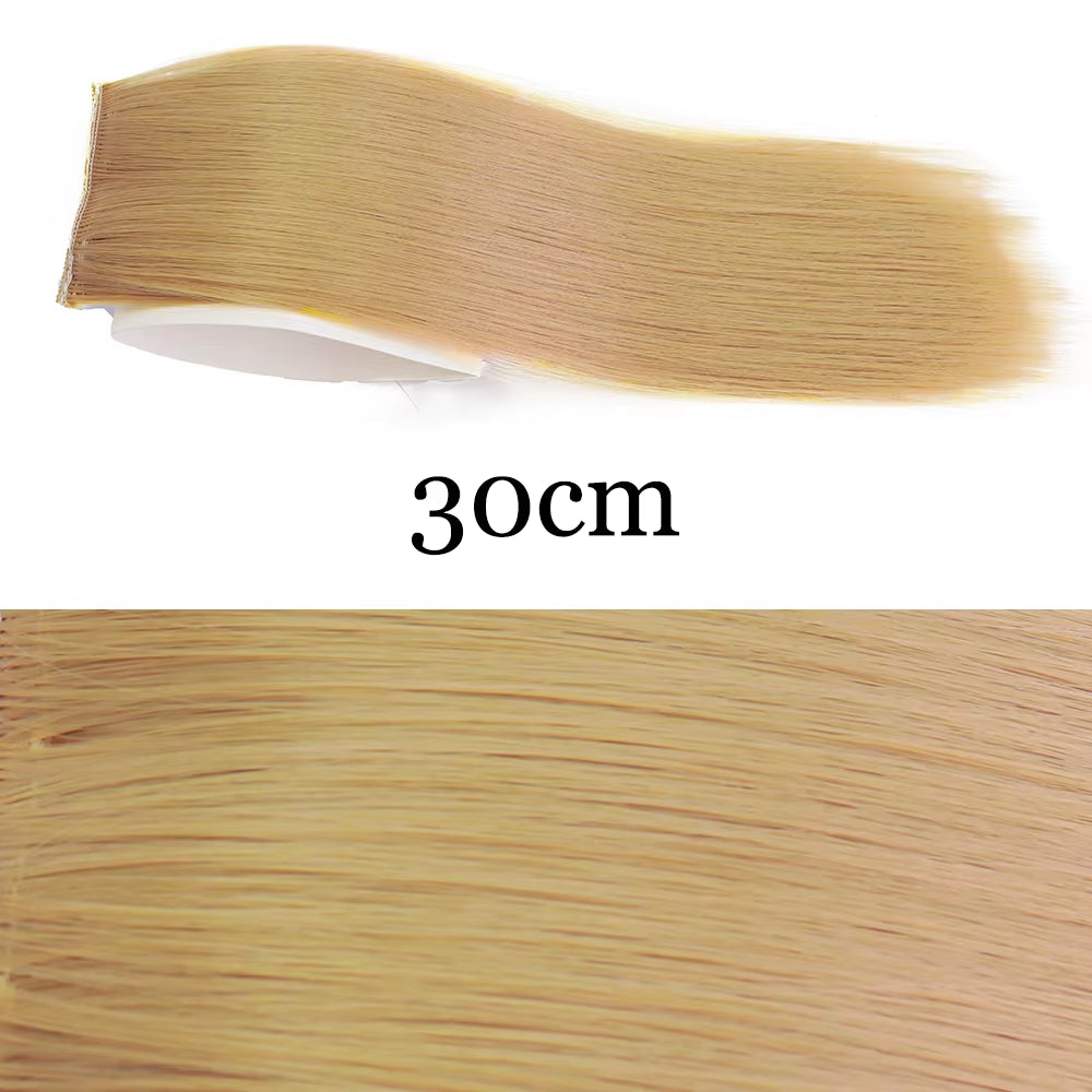 MERISI Synthetic Invisible Clip-In Hair Pads for Volume