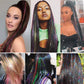 Sparkle Synthetic Hair Tinsel Extensions Bling Glitter Strands