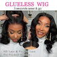 Brazilian Body Wave Short Bob Wigs 13X4 Transparent Lace Front Wig Human Hair Wigs Loose Body Wave Wig for Black Women 180%