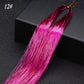 Sparkle Synthetic Hair Tinsel Extensions Bling Glitter Strands