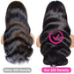 250 Density Human Hair Wig 13X4 HD Lace Front Wigs Pre Plucked Glueless Wig Human Hair Body Wave Wigs Human Hair for Black Women Frontal Wigs Human Hair Wigs Bleached Knots 18 Inch