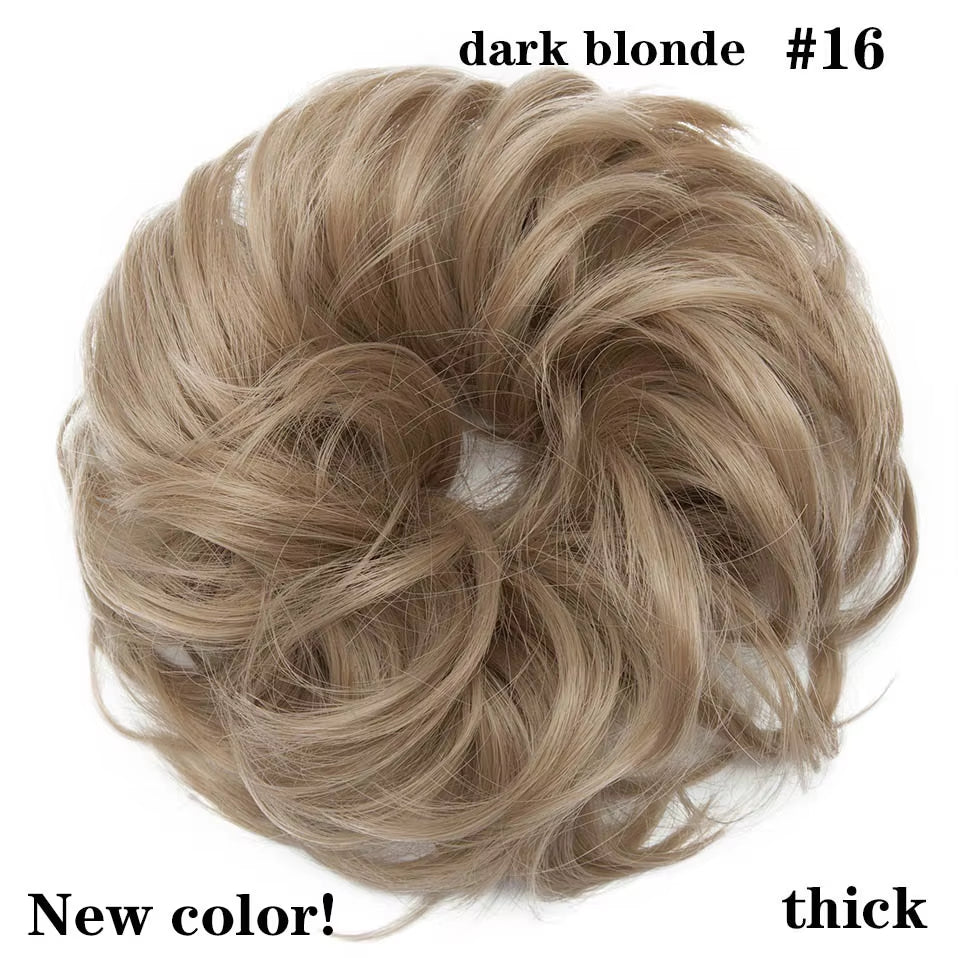 Curly Chignons Hair Scrunchie Extensions