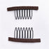 50Pcs Wig Combs to Secure Wig 4-7Teeth Wig Comb Wig Clips with Cloth for Making Wig Caps Steel Material Clips Combs