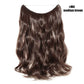 Synthetic Invisible Wire Hair Extensions Secret Fish Line Hairpiece