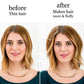 MERISI Synthetic Invisible Clip-In Hair Pads for Volume