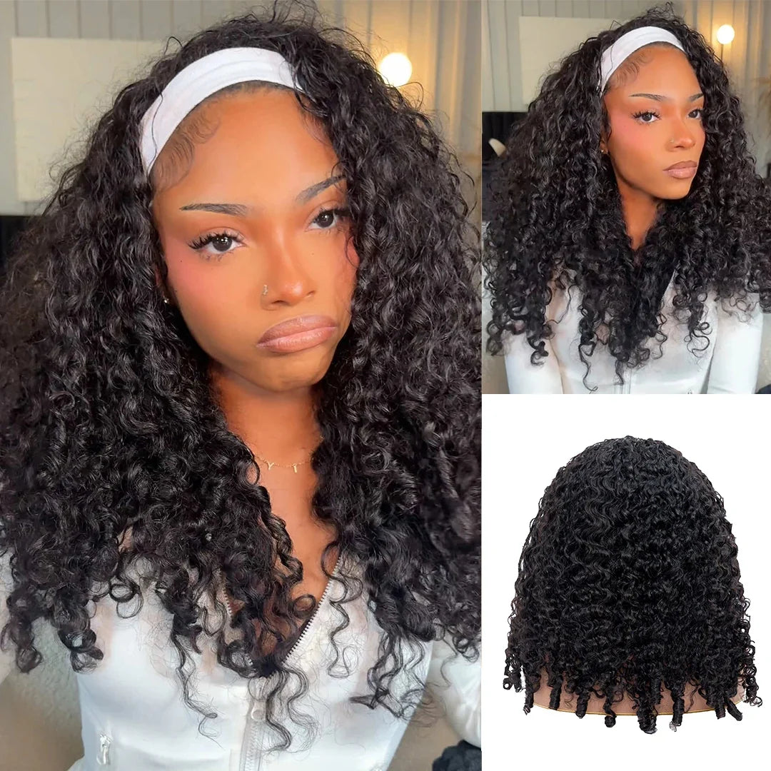 Tedhair Wear and Go 180% Density Half Wig Burmese Curly