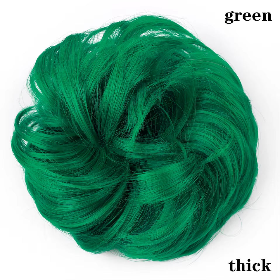 Curly Chignons Hair Scrunchie Extensions