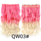 Favourite Long Wavy Synthetic Clip-In Hair Extensions 5 Clips