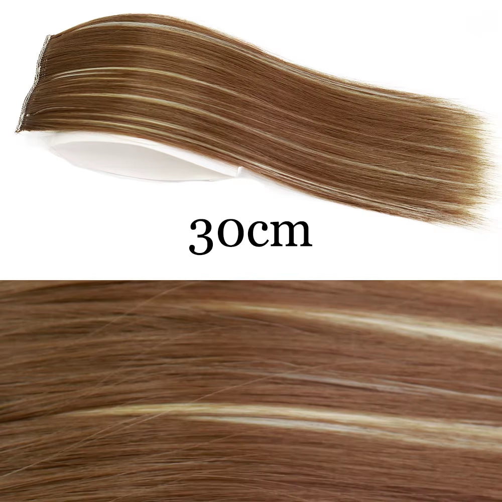 MERISI Synthetic Invisible Clip-In Hair Pads for Volume