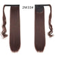 23-Inch Long Straight Wrap-Around Synthetic Ponytail Extension