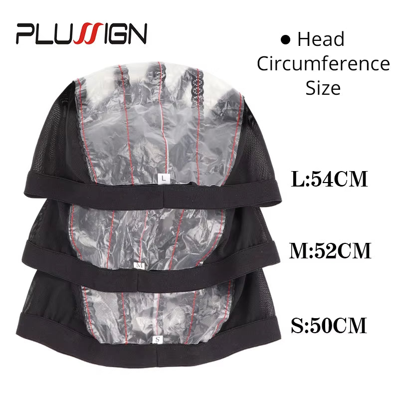 Ventilated Wig Net Cap with Combs for Wig Making