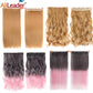 Favourite Long Wavy Synthetic Clip-In Hair Extensions 5 Clips