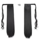 23-Inch Long Straight Wrap-Around Synthetic Ponytail Extension