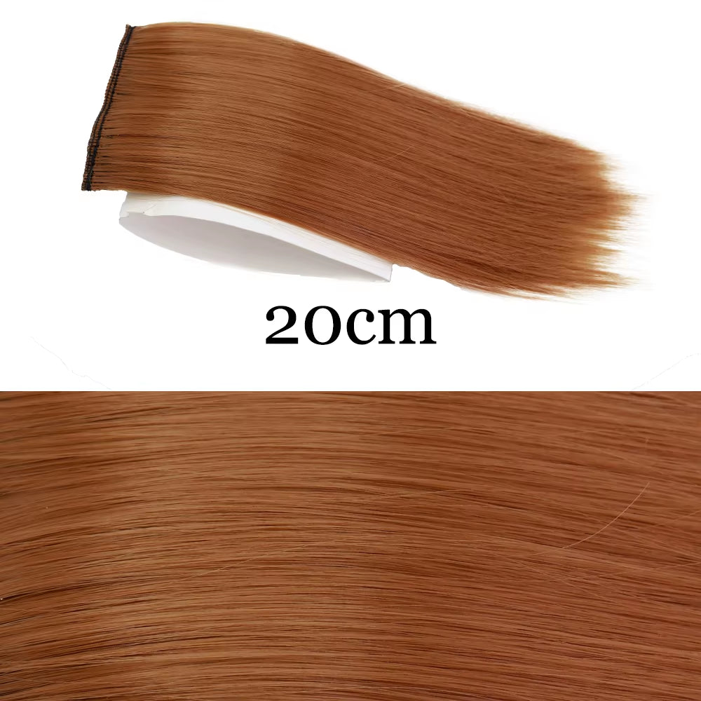 MERISI Synthetic Invisible Clip-In Hair Pads for Volume