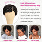 Short Curly Pixie Cut 13x4 Lace Front 100% Human Hair Wigs for Black Woman