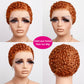 Short Curly Pixie Cut 13x4 Lace Front 100% Human Hair Wigs for Black Woman