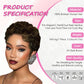 Short Curly Pixie Cut 13x4 Lace Front 100% Human Hair Wigs for Black Woman