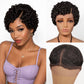 Short Curly Pixie Cut 13x4 Lace Front 100% Human Hair Wigs for Black Woman
