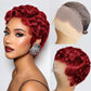Short Curly Pixie Cut 13x4 Lace Front 100% Human Hair Wigs for Black Woman