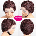 Short Curly Pixie Cut 13x4 Lace Front 100% Human Hair Wigs for Black Woman