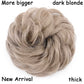 Synthetic Curly Hair Scrunchie Bun Elastic Hairpiece Extension