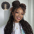 Tedhair 26 Inches 4X4 Deep Curls Ends Boho Goddess Locs Lace Closure Wigs 200% Density-100% Handmade