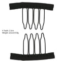 50Pcs Wig Combs to Secure Wig 4-7Teeth Wig Comb Wig Clips with Cloth for Making Wig Caps Steel Material Clips Combs