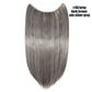 Synthetic Invisible Wire Hair Extensions Secret Fish Line Hairpiece