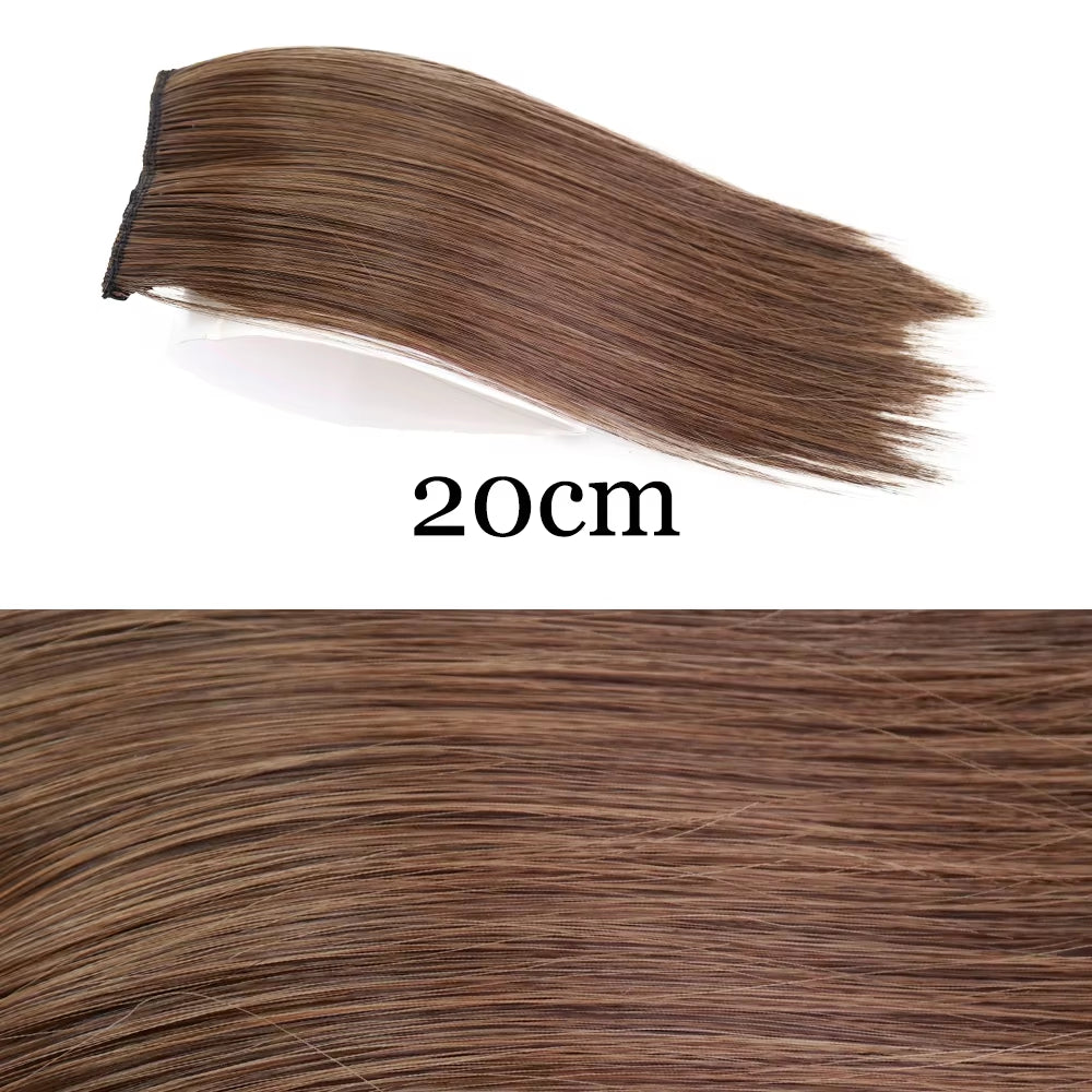 MERISI Synthetic Invisible Clip-In Hair Pads for Volume