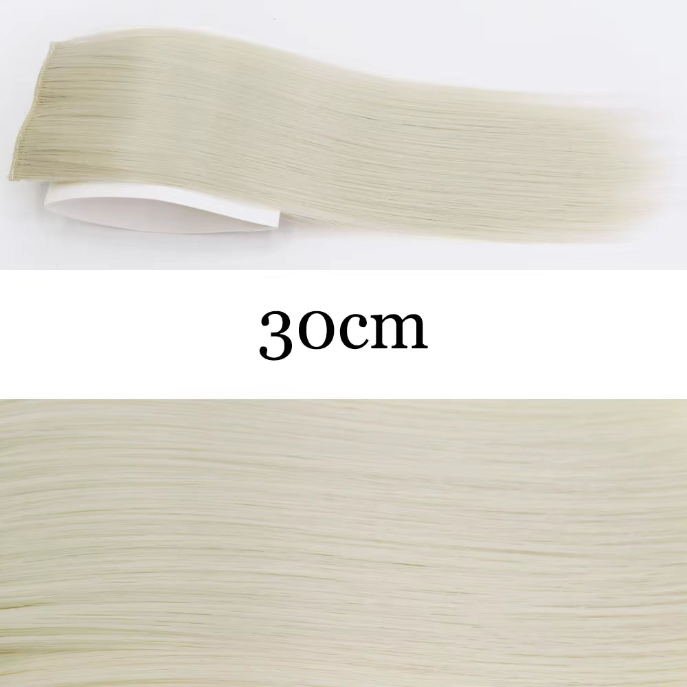 MERISI Synthetic Invisible Clip-In Hair Pads for Volume