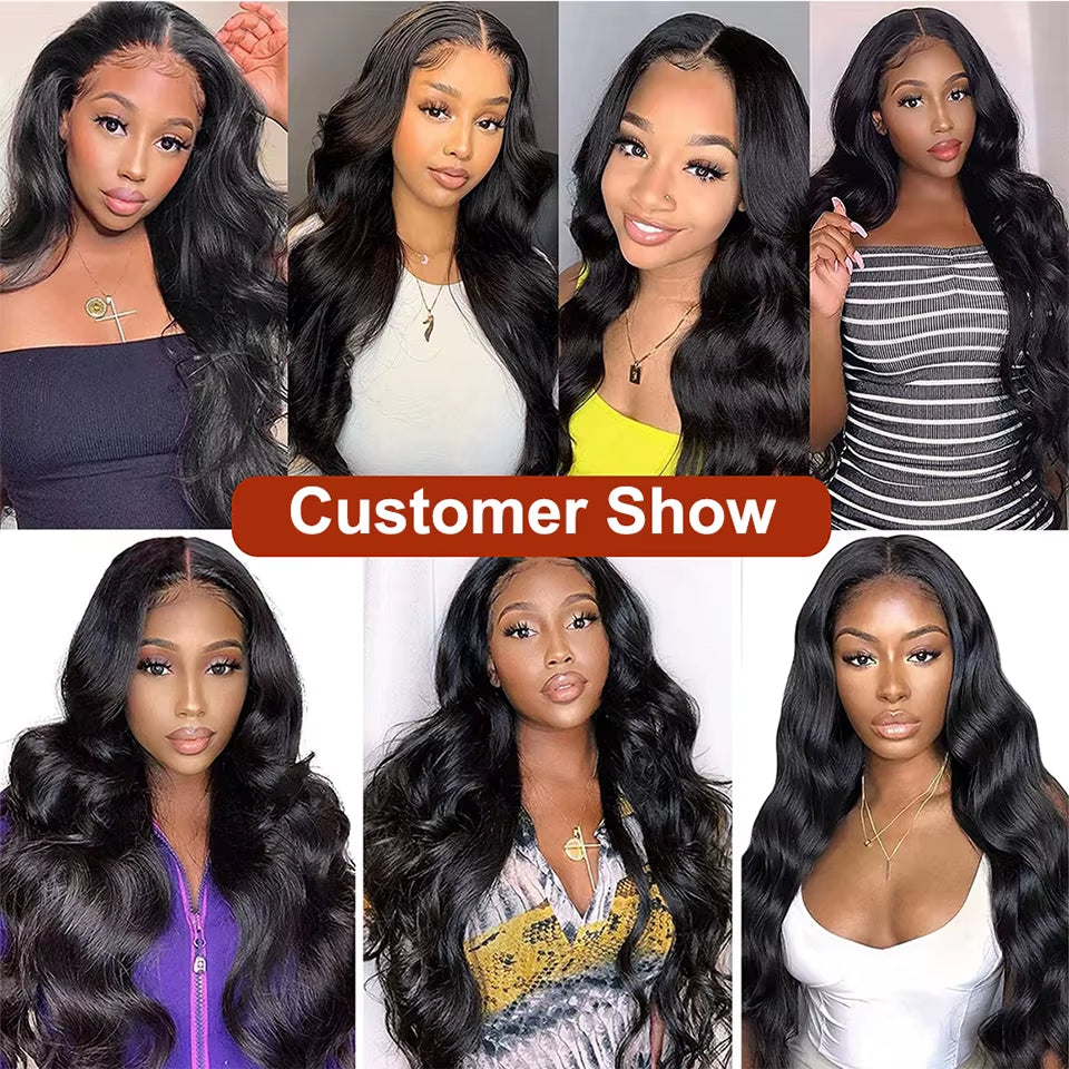 Brazilian Body Wave Clip-In Human Hair Extensions 8Pcs 120G