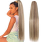 BOOMING 32-Inch Synthetic Drawstring Straight Ponytail Extension