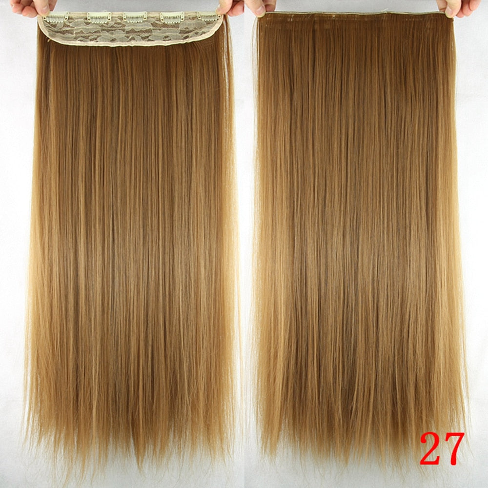 One-Piece Fake Five-Clip Hair Wig