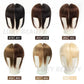 Human Hair Clip-In Bangs 3D Blunt Cut Extensions
