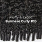 Tedhair Wear and Go 180% Density Half Wig Burmese Curly