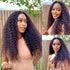 Deep Wave Headband Wig Human Hair Curly Headband Wigs for Black Women 150% Density Brazilian Virgin Human Hair Headband Wigs Curly Headband Wigs Human Hair Natural Black Headband Wigs 12 Inch
